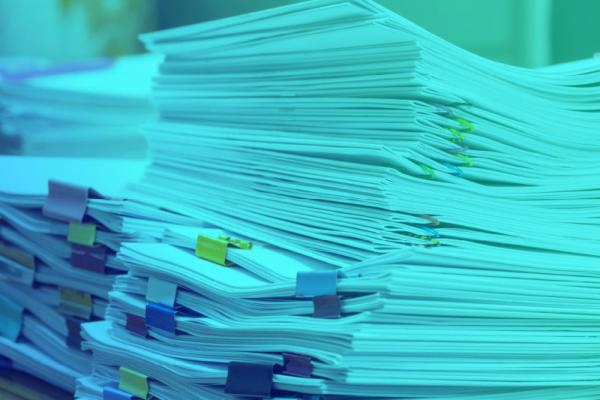 piles of paperwork